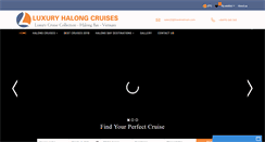 Desktop Screenshot of luxuryhalongcruises.com